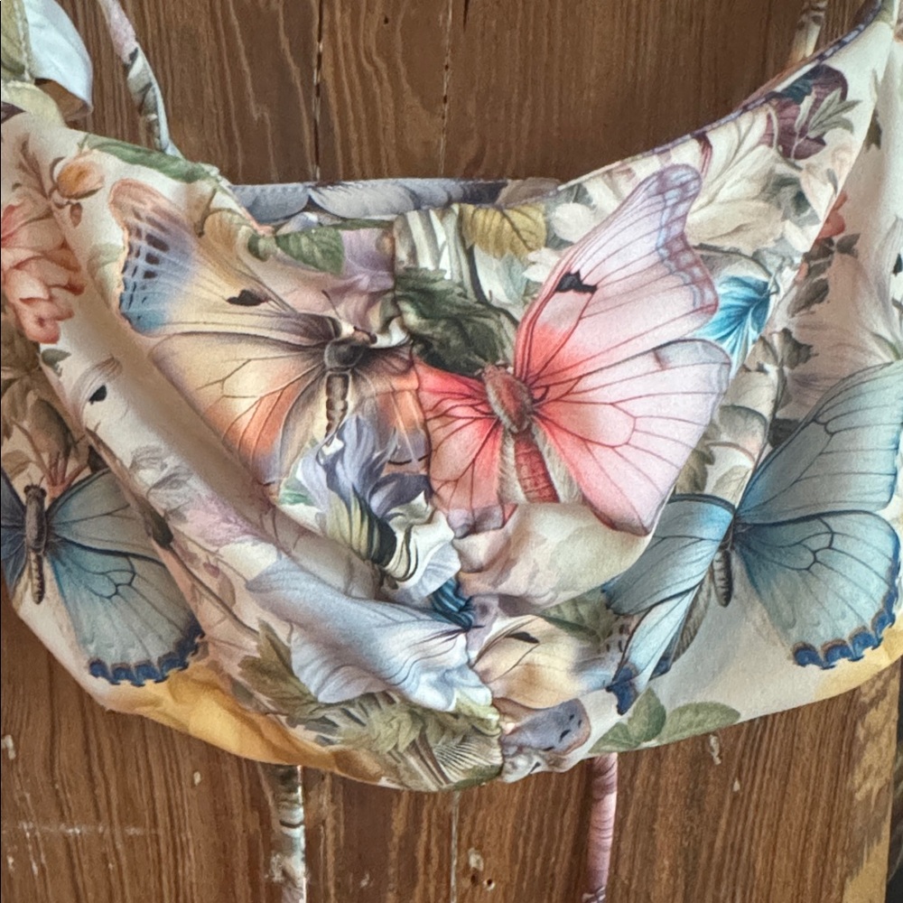 Selkie butterfly botanics ruffle bikini bottom and top NWT - Picture 8 of 8